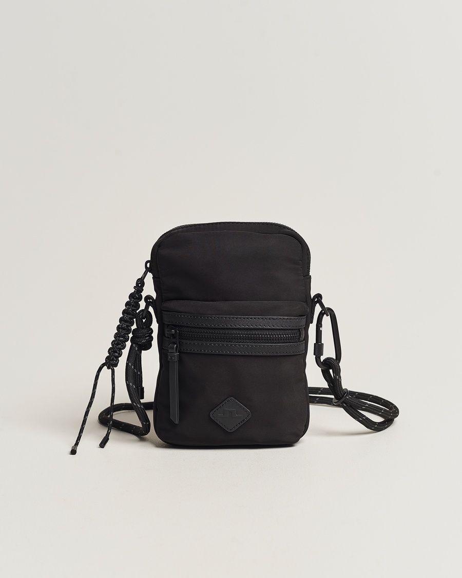 Men | Shoulder Bags | J.Lindeberg | Small Crossbody Bag Black
