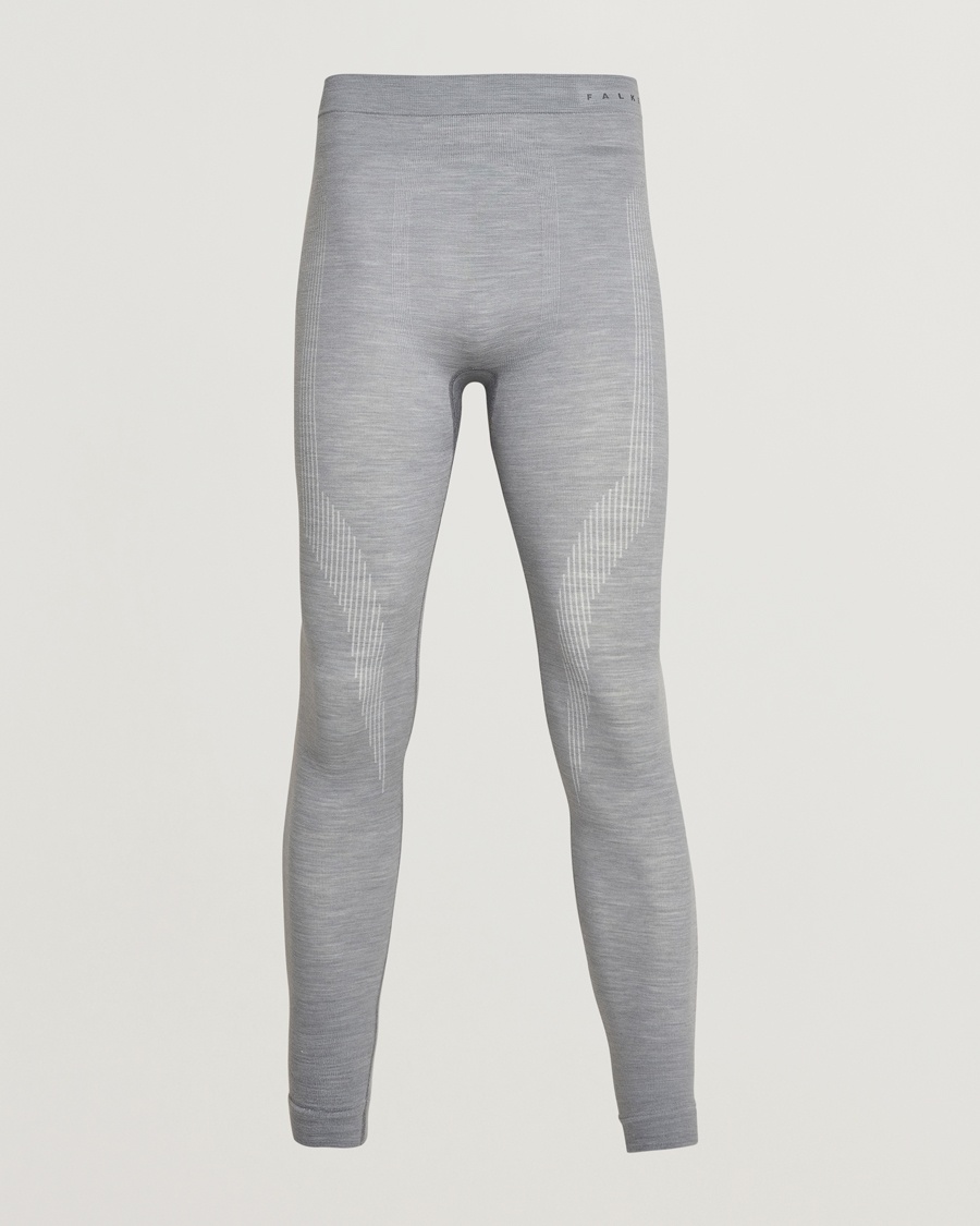 Men | Falke Sport | Falke Sport | Falke Wool Tech Tights Grey Heather