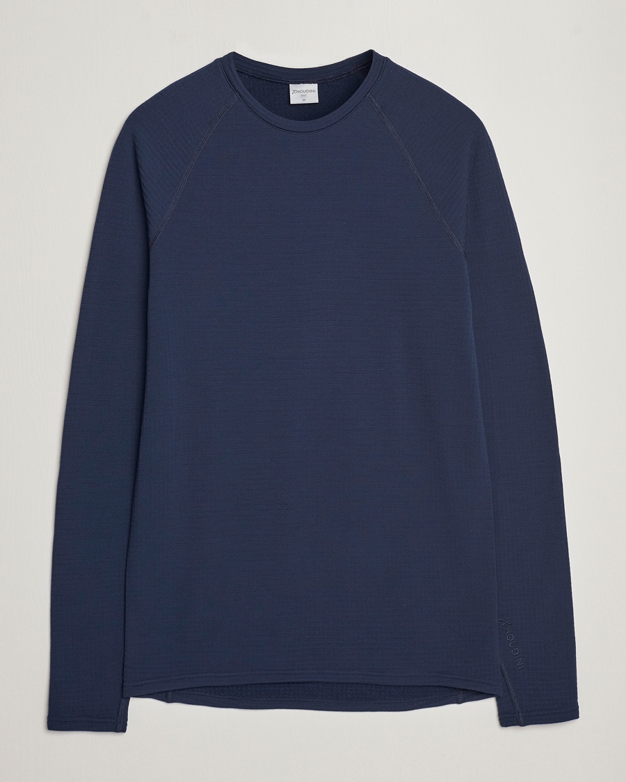 Men | Houdini | Houdini | Desoli Merino Thermal Crew Blue Illusion