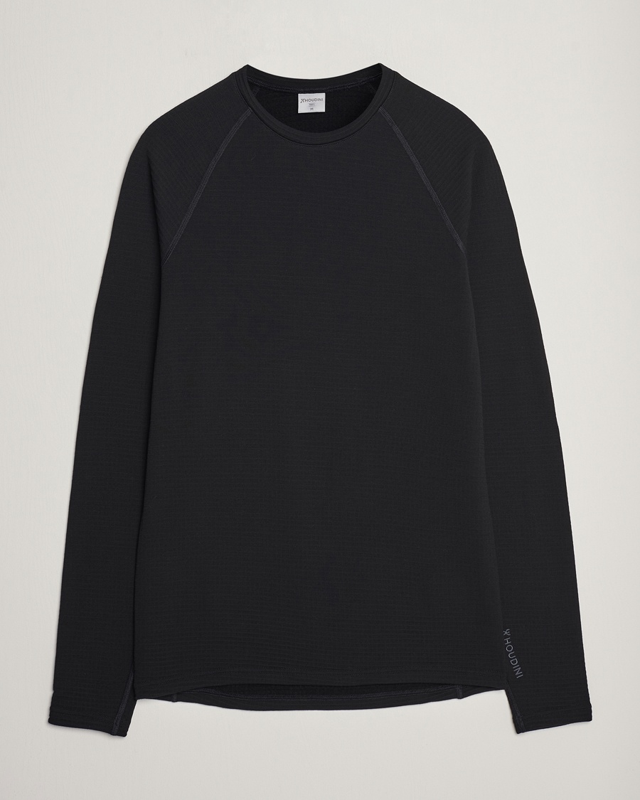 Men | Houdini | Houdini | Desoli Merino Thermal Crew True Black