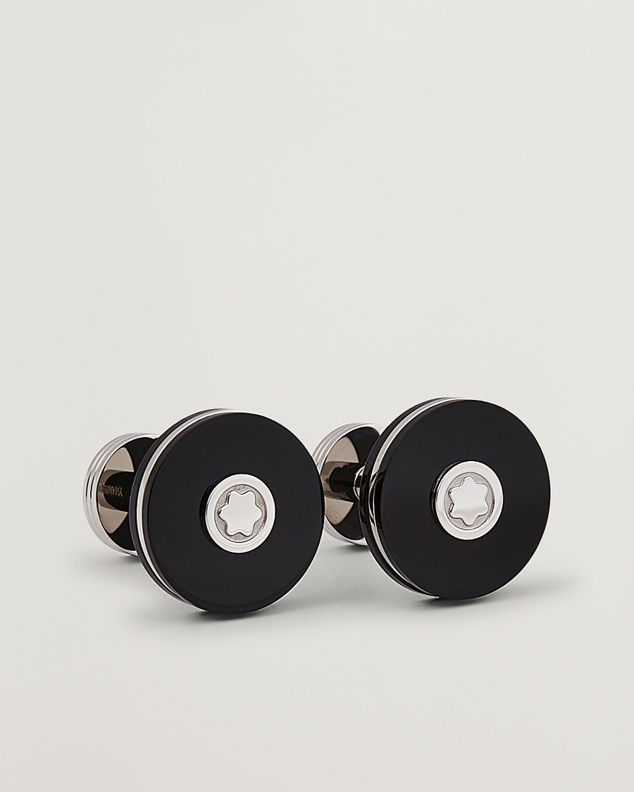 Men | Montblanc | Montblanc | Cufflinks Steel Black