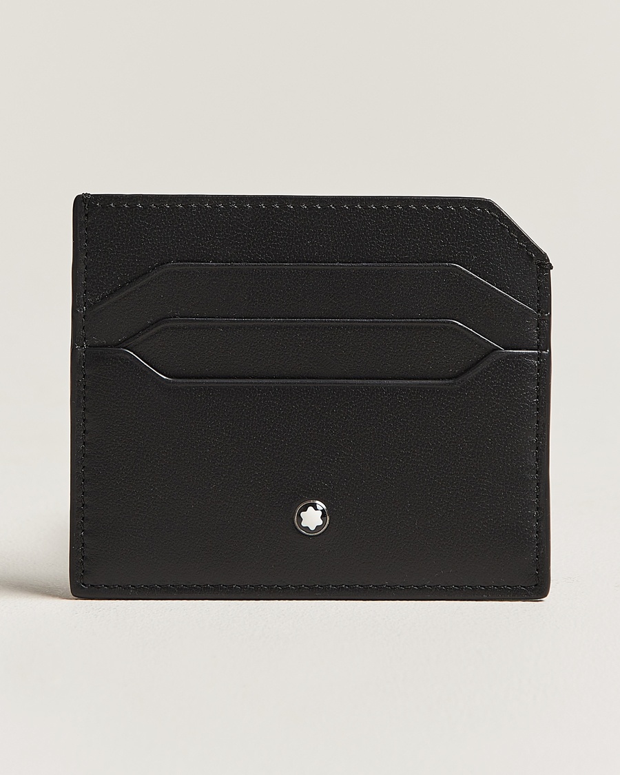Men | Accessories | Montblanc | Selection Soft Card Holder 6bcc Black