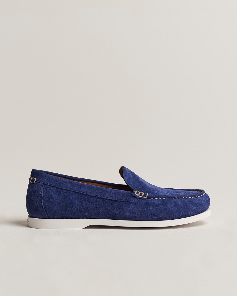 Polo Ralph Lauren Merton Casual Suede Loafer Newport Navy – Blue