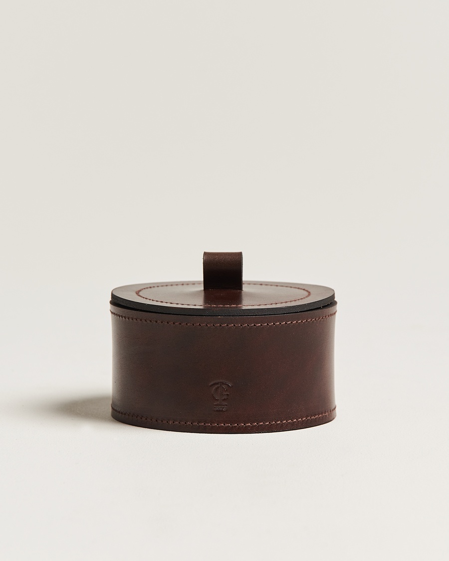 Men | | Tärnsjö Garveri | Small Leather Box 002 Dark Brown
