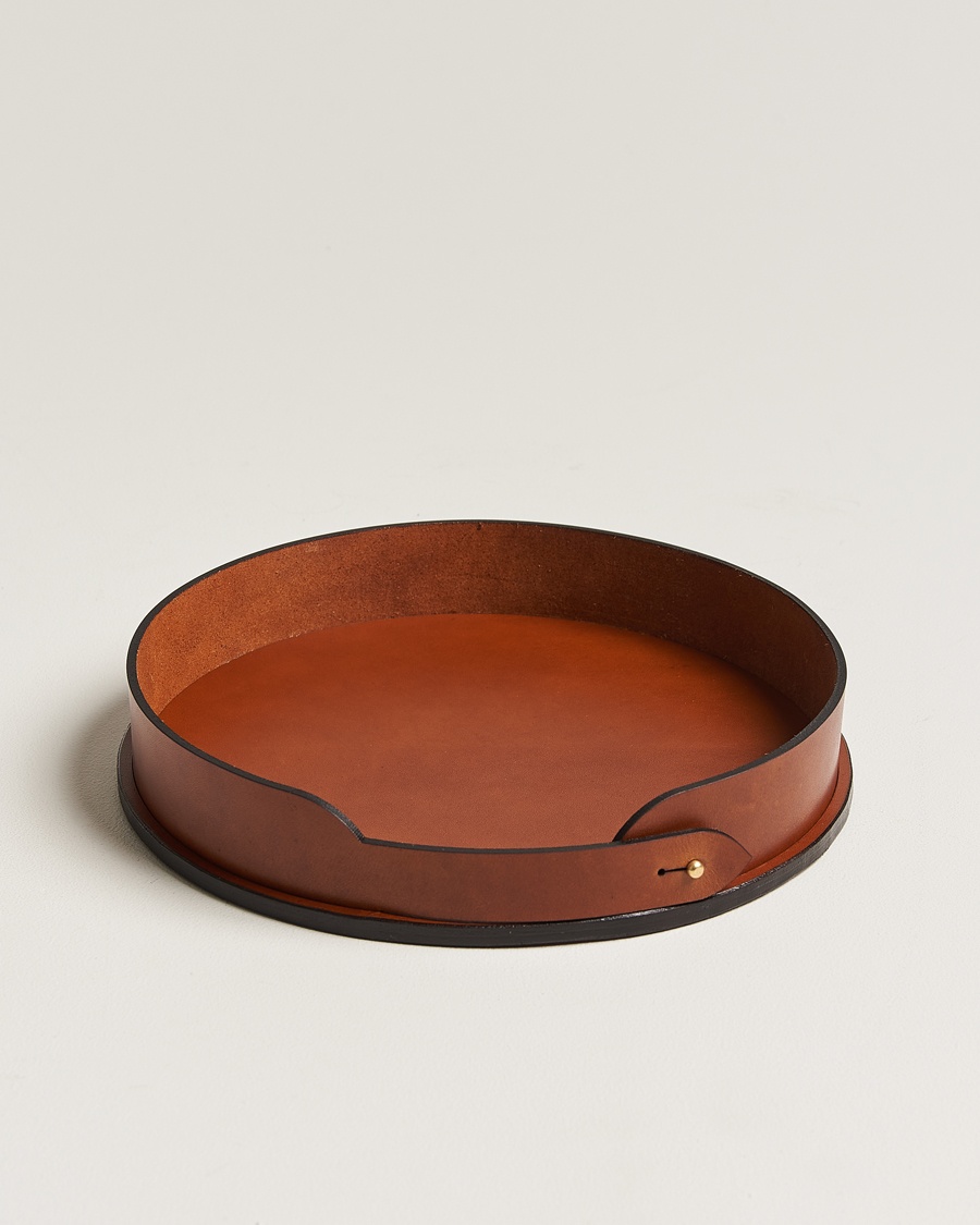 Tärnsjö Garveri Leather Tray 007 Light Brown – Brown