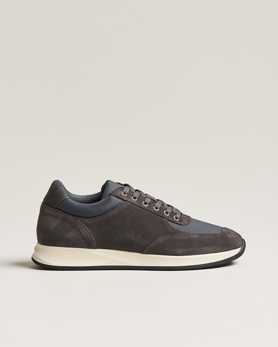 Myrqvist Stensund Running Sneaker Dark Grey Suede – Grey