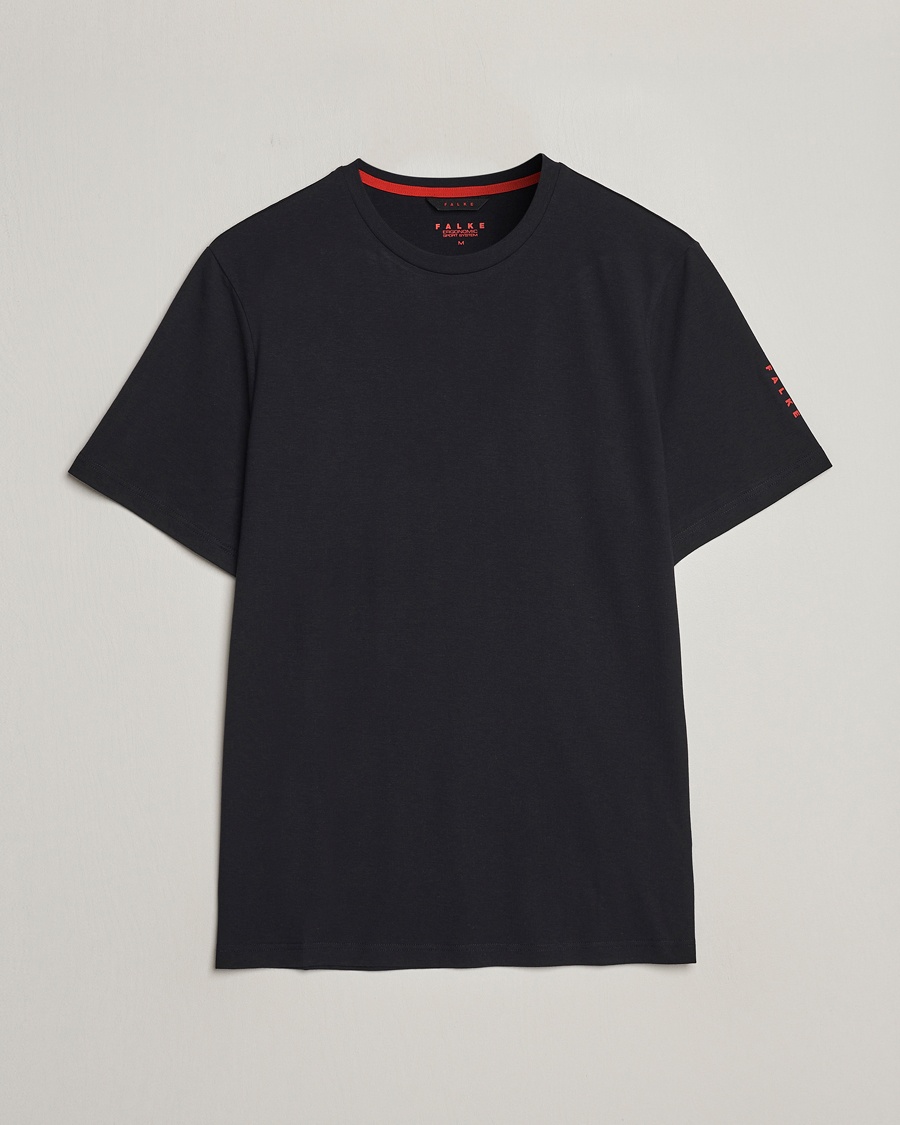 Men | T-Shirts | Falke Sport | Falke Core Running T-Shirt Black