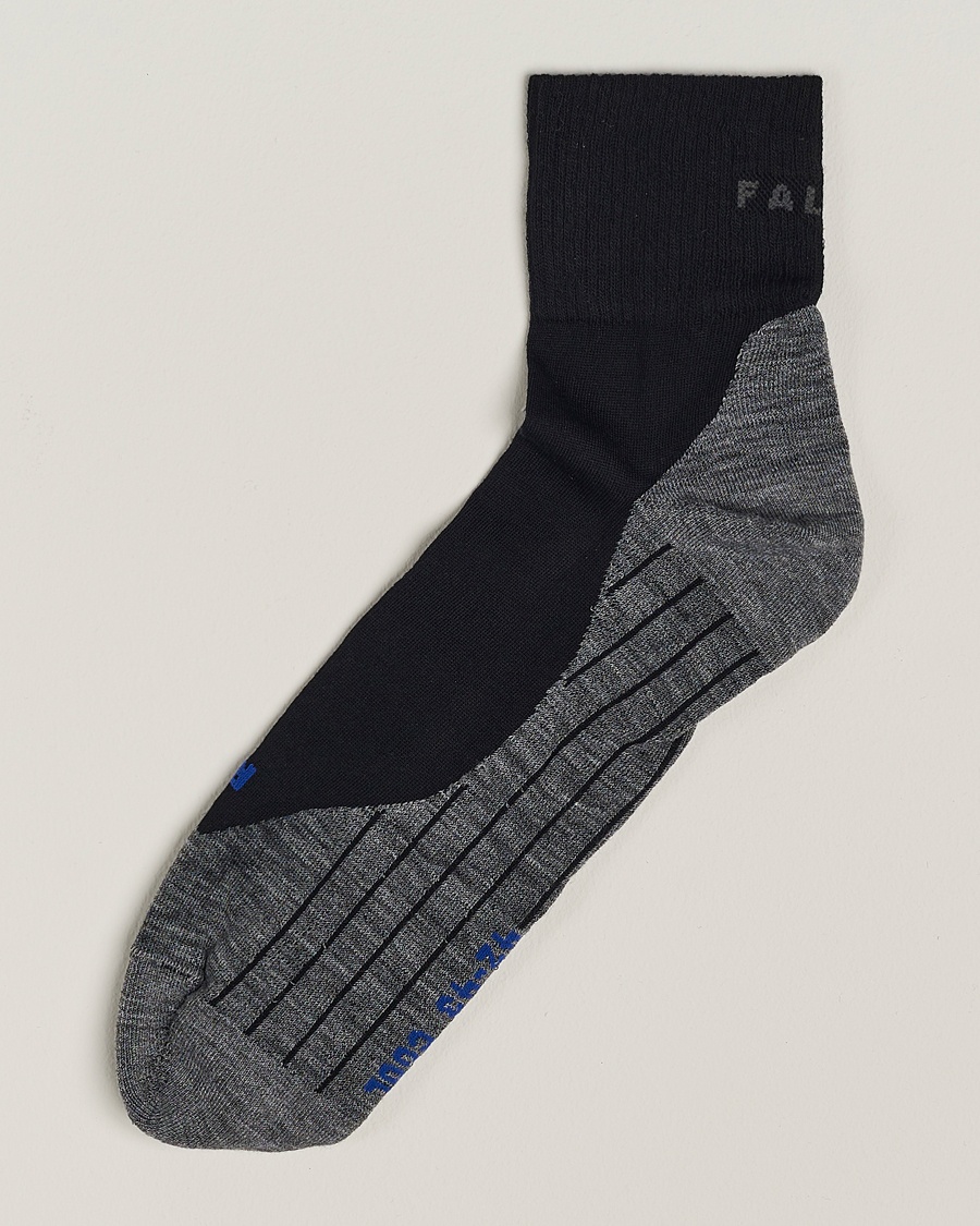 Men | Falke Sport | Falke Sport | Falke TK5 Wander Cool Short Trekking Socks Black