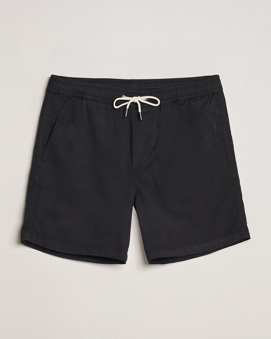 Men | Drawstring Shorts | NN07 | Gregor Drawstring Shorts Black