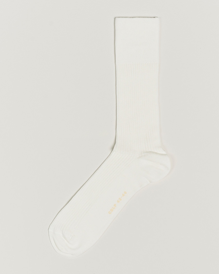 Men | CDLP | CDLP | Cotton Rib Socks White