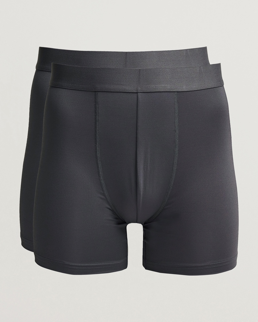 Men | Trunks | Bread & Boxers | 2-Pack Active Boxer Brief Iron Grey