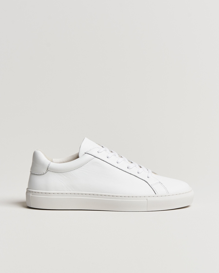 A Day's March Marching Leather Sneaker White – White