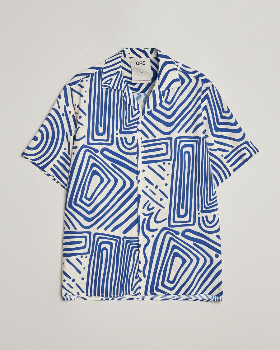 Men | | OAS | Viscose Resort Short Sleeve Shirt Eldovado