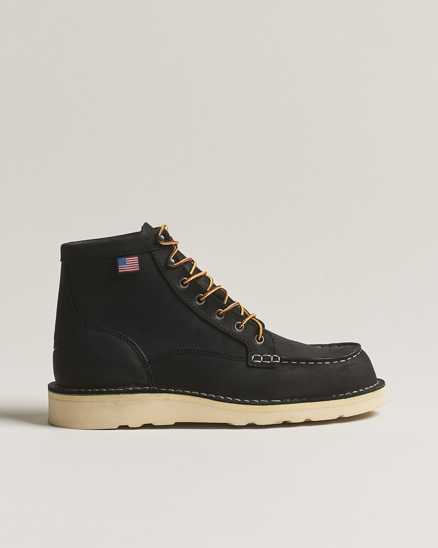 Danner Bull Run Leather Moc Toe Boot Black – Black