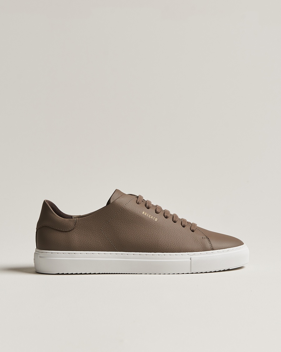 Men | Shoes | Axel Arigato | Clean 90 Grained Leather Sneaker Brown
