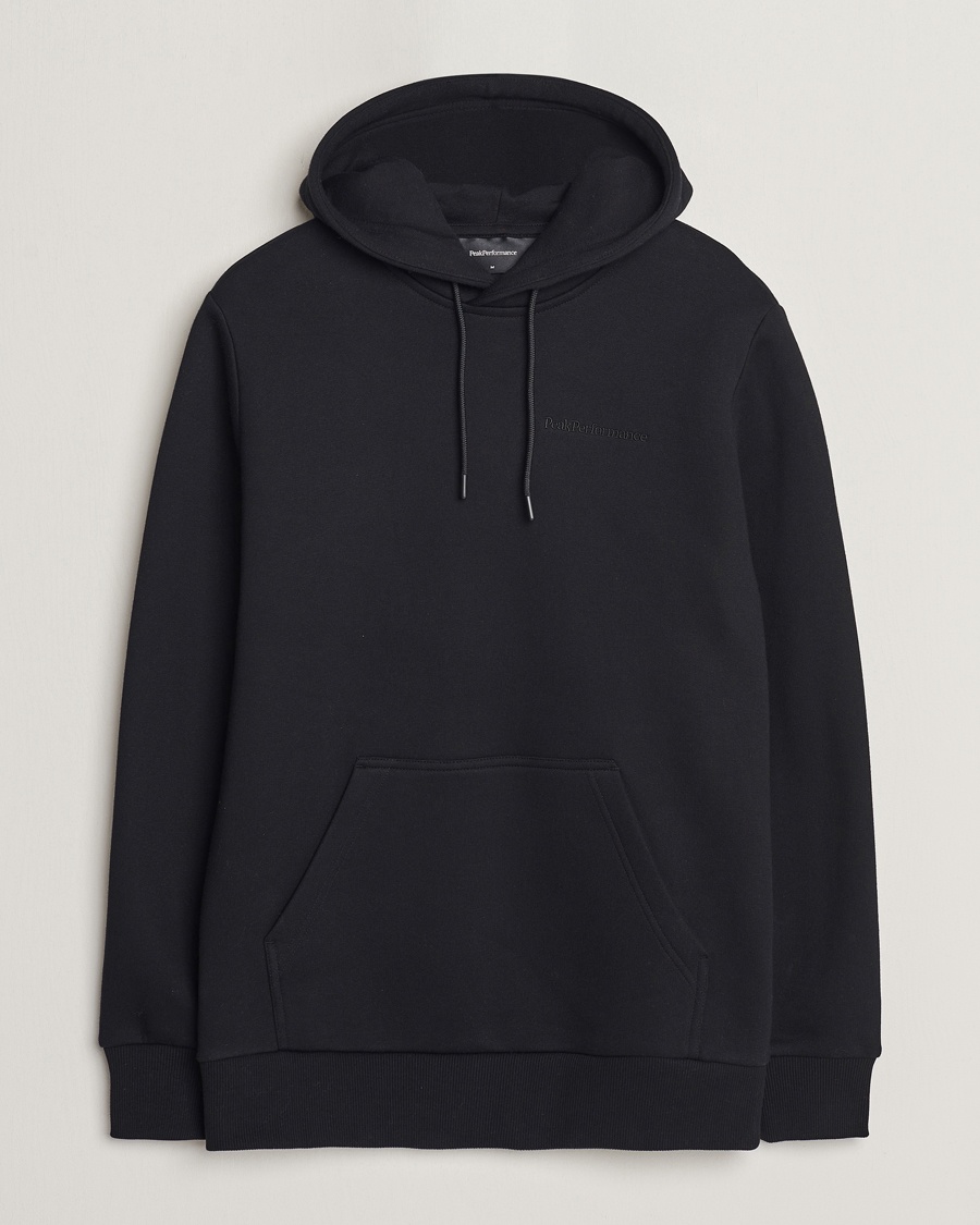 Snow Peak Dry Waffle Hoodie Black at CareOfCarl.com