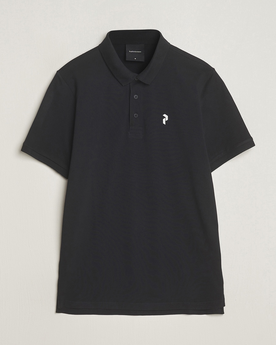 Men | Peak Performance | Peak Performance | Classic Cotton Polo Black