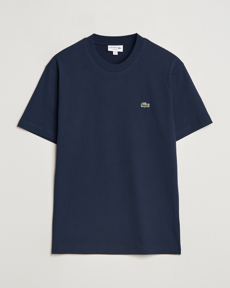 Lacoste Crew Neck T-Shirt Navy Blue – Blue
