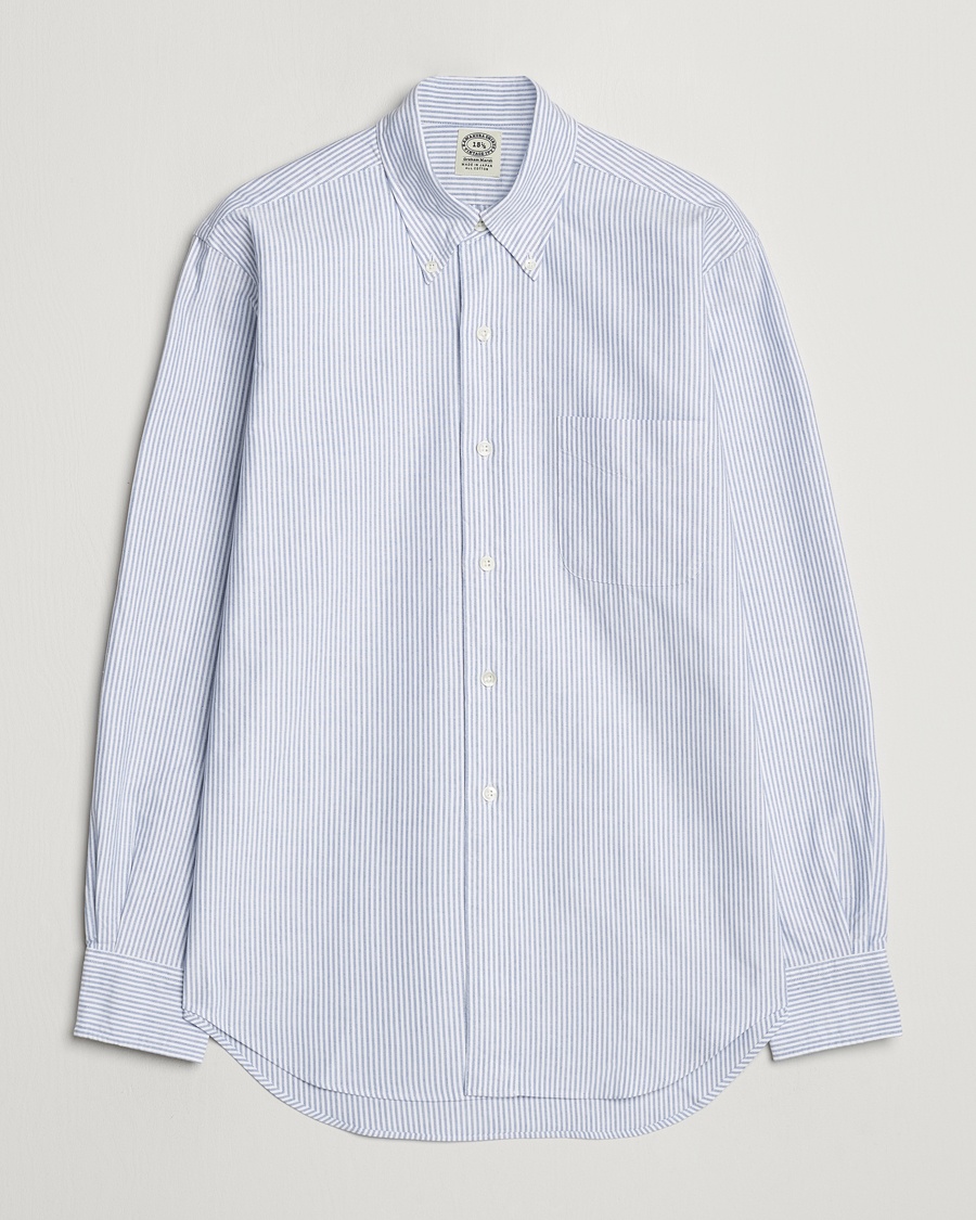 Kamakura Shirts Vintage Ivy Oxford Button Down Shirt Blue Stripe – Blue