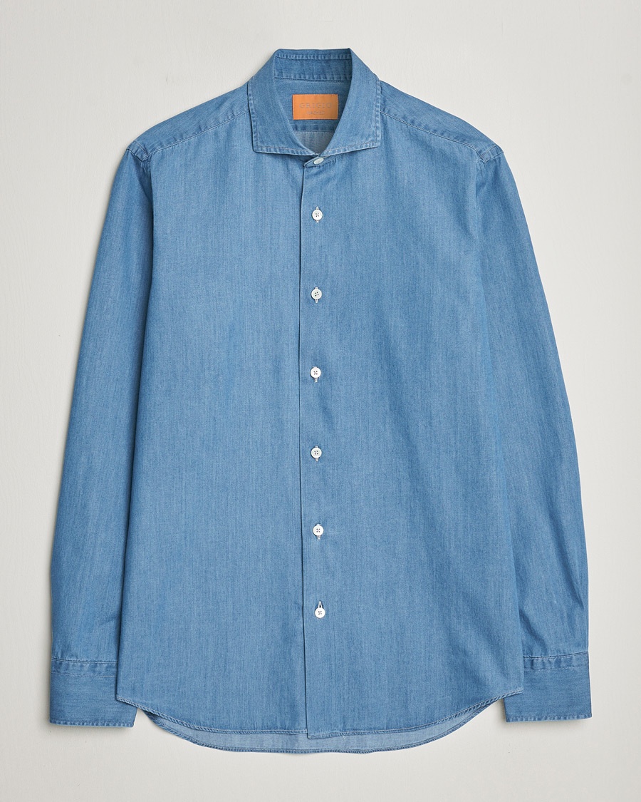 Grigio Denim Shirt Medium Blue – Blue