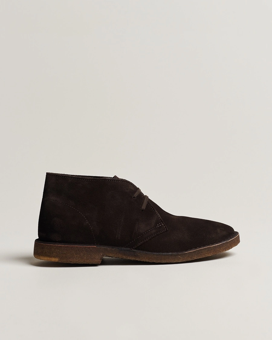 Men | Shoes | Astorflex | Montflex Chukka Boots Dark Brown Suede