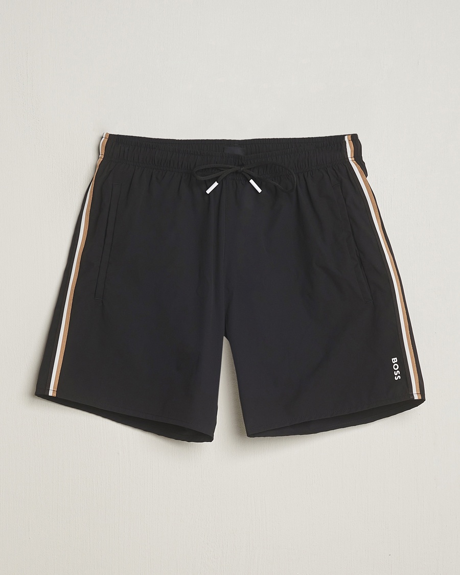 BOSS BLACK Iconic Swimshorts Black – Black