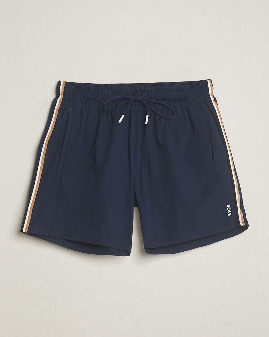 Men | | BOSS BLACK | Iconic Swimshorts Navy