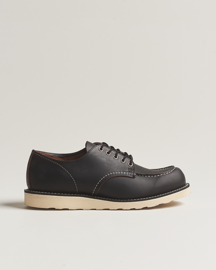 Red Wing Shoes Moc Toe Oxford Black Prairie Leather – Black