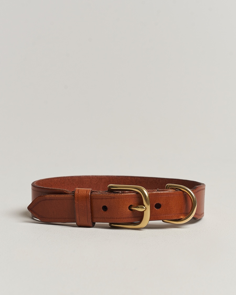 Tärnsjö Garveri Leather Dog Collar Light Brown – Brown