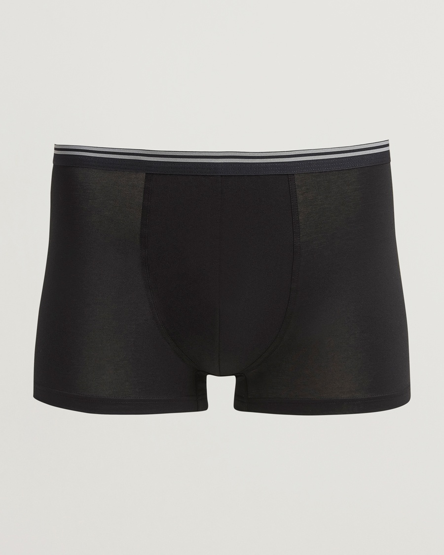 Zimmerli of Switzerland Pure Comfort Boxer Shorts Black – Black