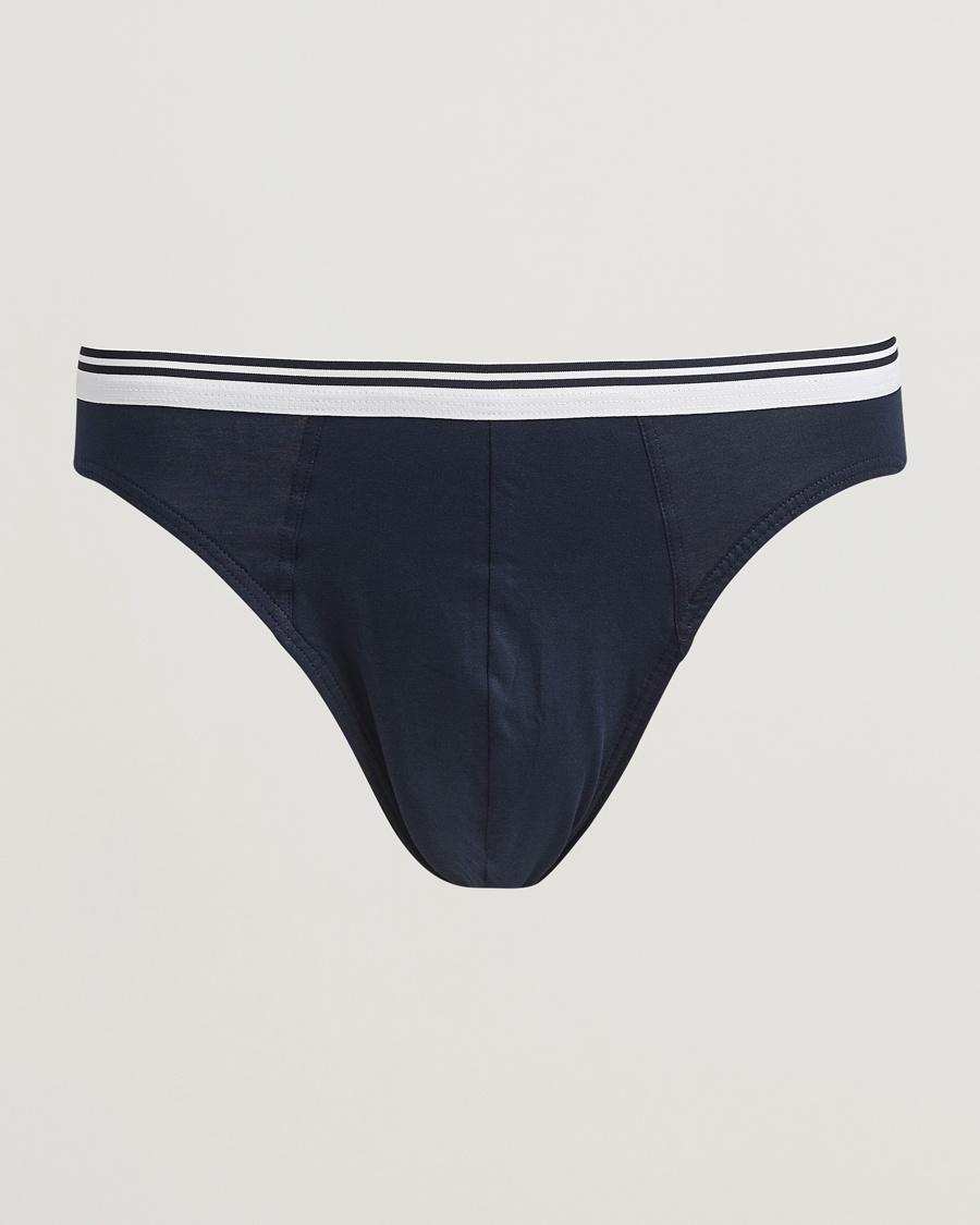 Men | Briefs | Zimmerli of Switzerland | Pure Comfort Briefs Navy
