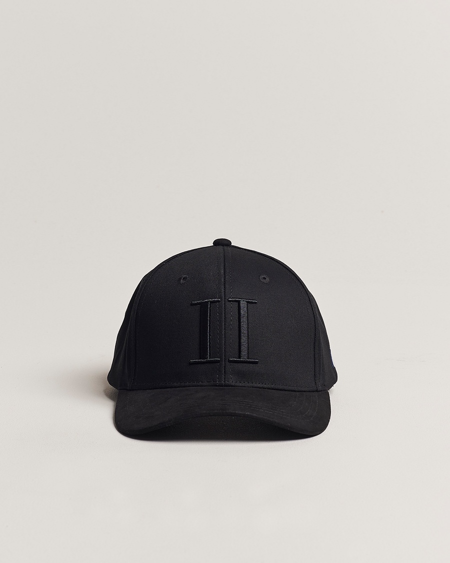 LES DEUX Baseball Cap Suede II Black – Black