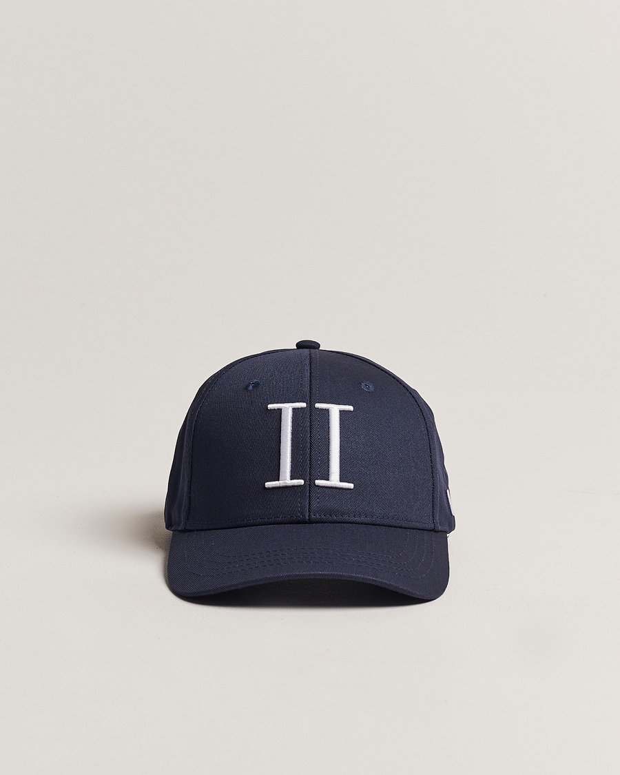LES DEUX Encore Organic Cotton Baseball Cap II Dark Navy – Blue