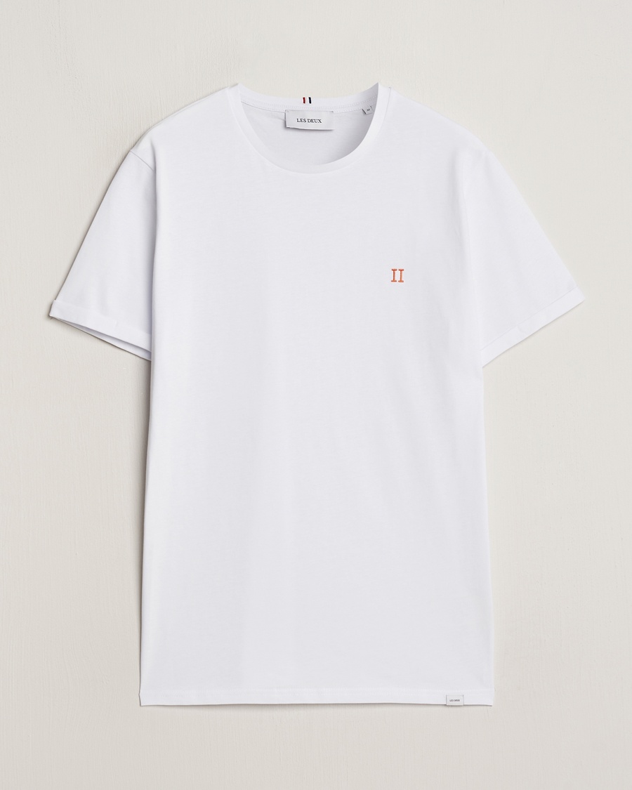 LES DEUX Nørregaard Cotton T-Shirt White – White