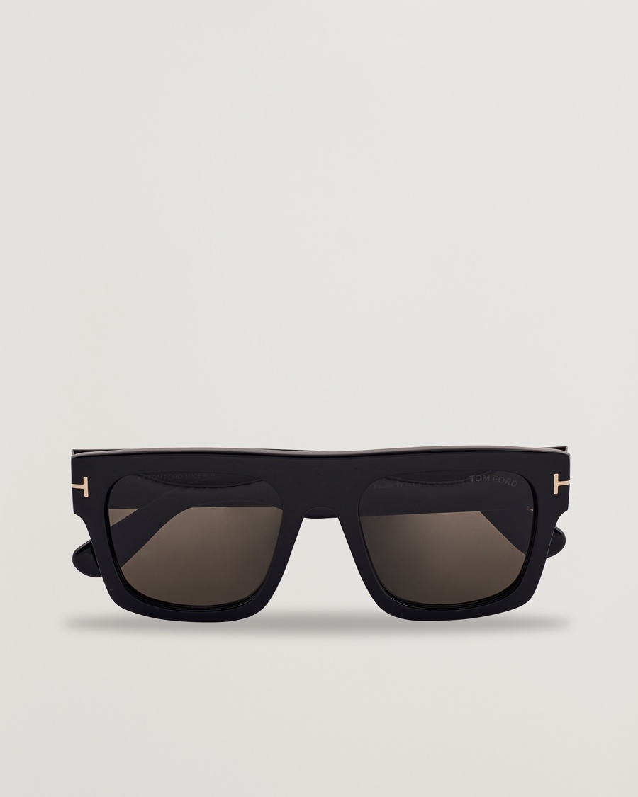 Tom Ford Fausto FT0711 Sunglasses Black/Smoke – Black