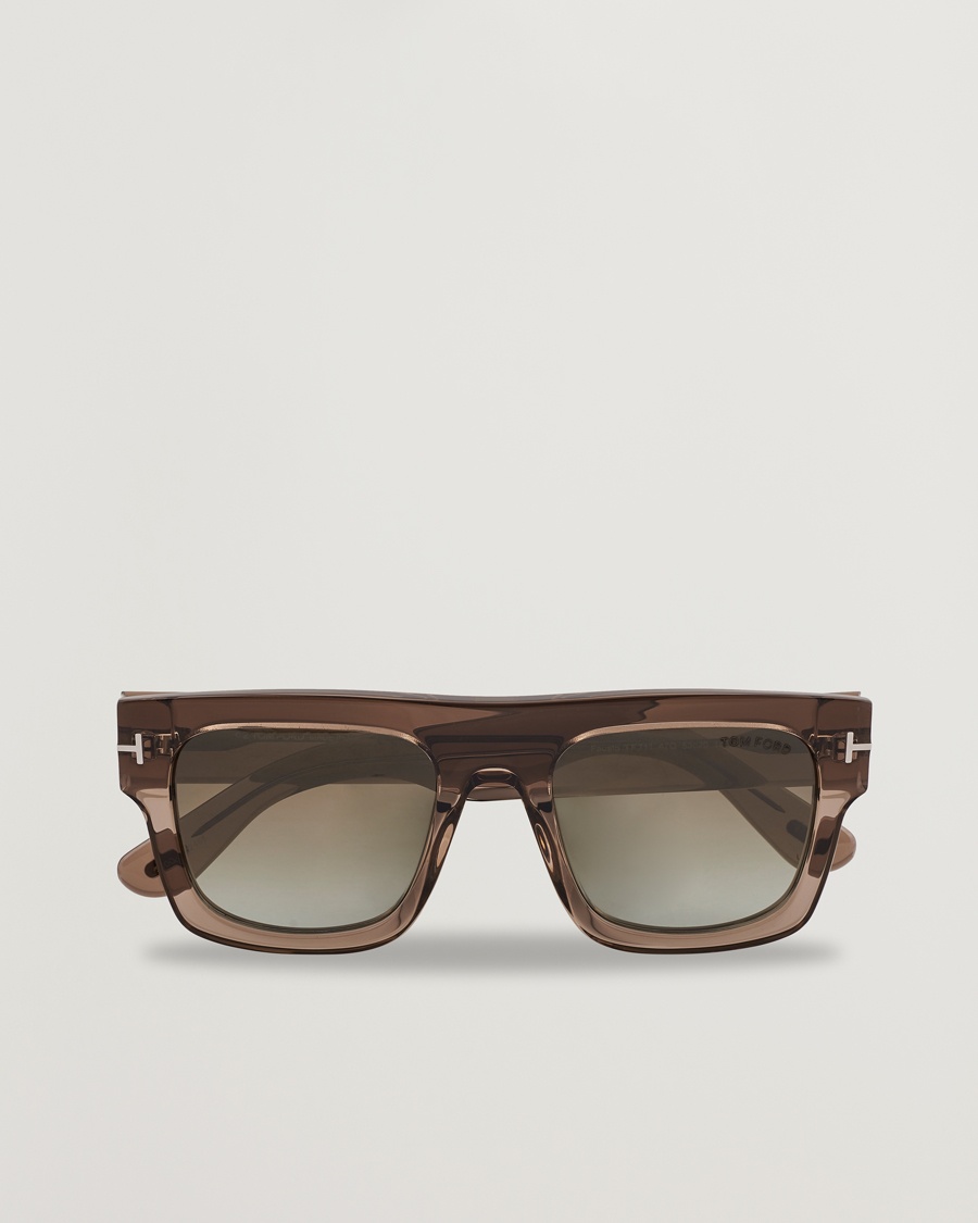 Tom Ford Fausto FT0711 Sunglasses Brown/Green – Brown