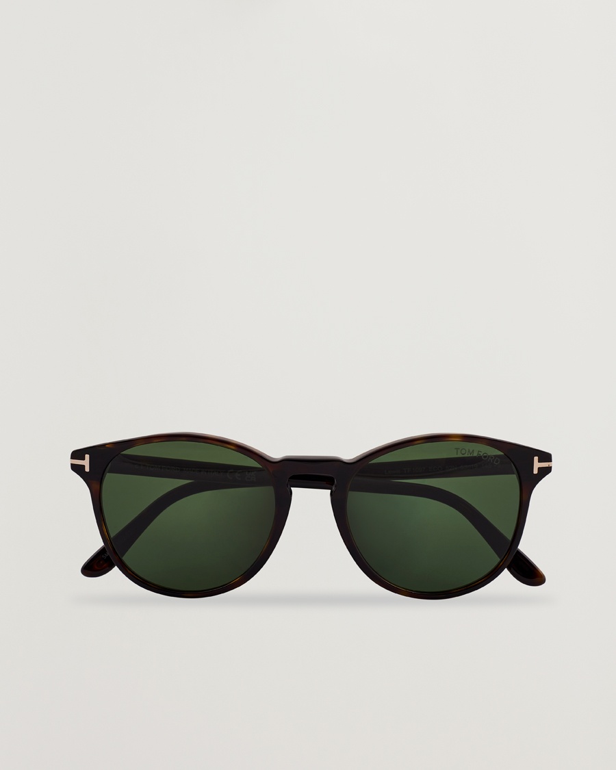 Tom Ford Lewis FT1097 Sunglasses Dark Havana/Green – Brown