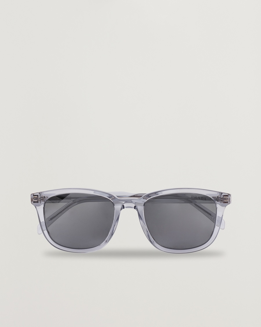 Prada Eyewear Prada 0PR A21S 53 Transparent Azure – Grey