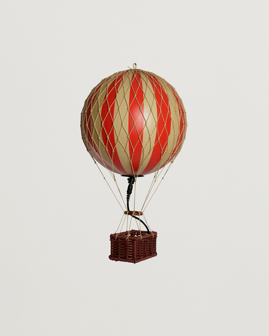 Authentic Models Travels Light Led Balloon True Red – Red