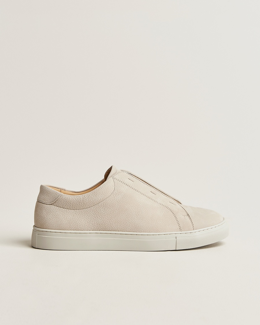 Men | Myrqvist | Myrqvist | Alnö Sneakers Beige Nubuck