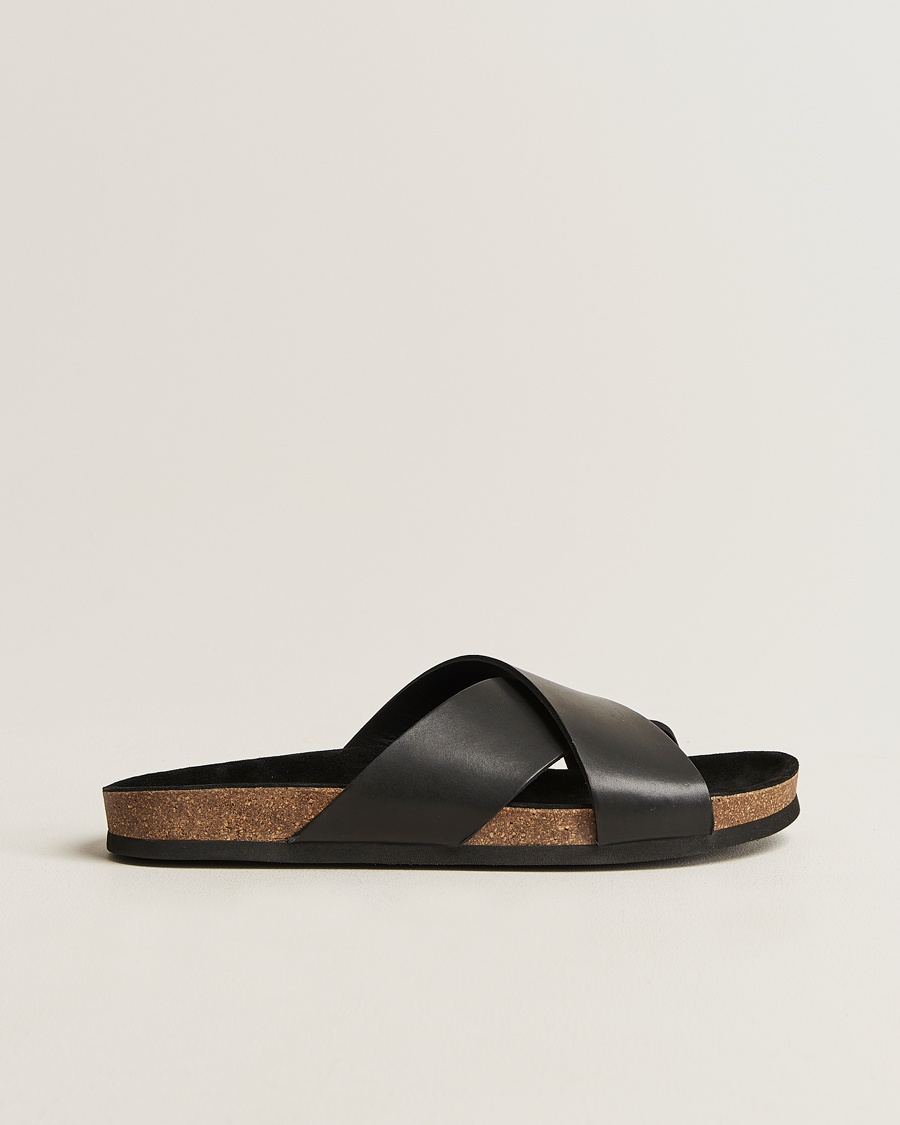 Men | | Myrqvist | Solvik Sandals Black Calf