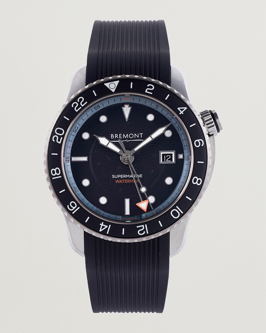 Men | Watches | Bremont | Waterman Apex II Supermarine Diver 43mm Black Rubber