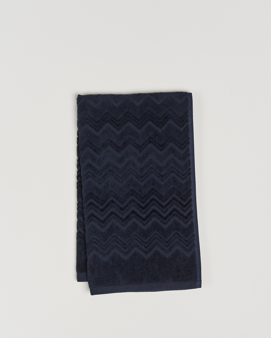Missoni Home Chalk Hand Towel 40x70cm Navy – Blue