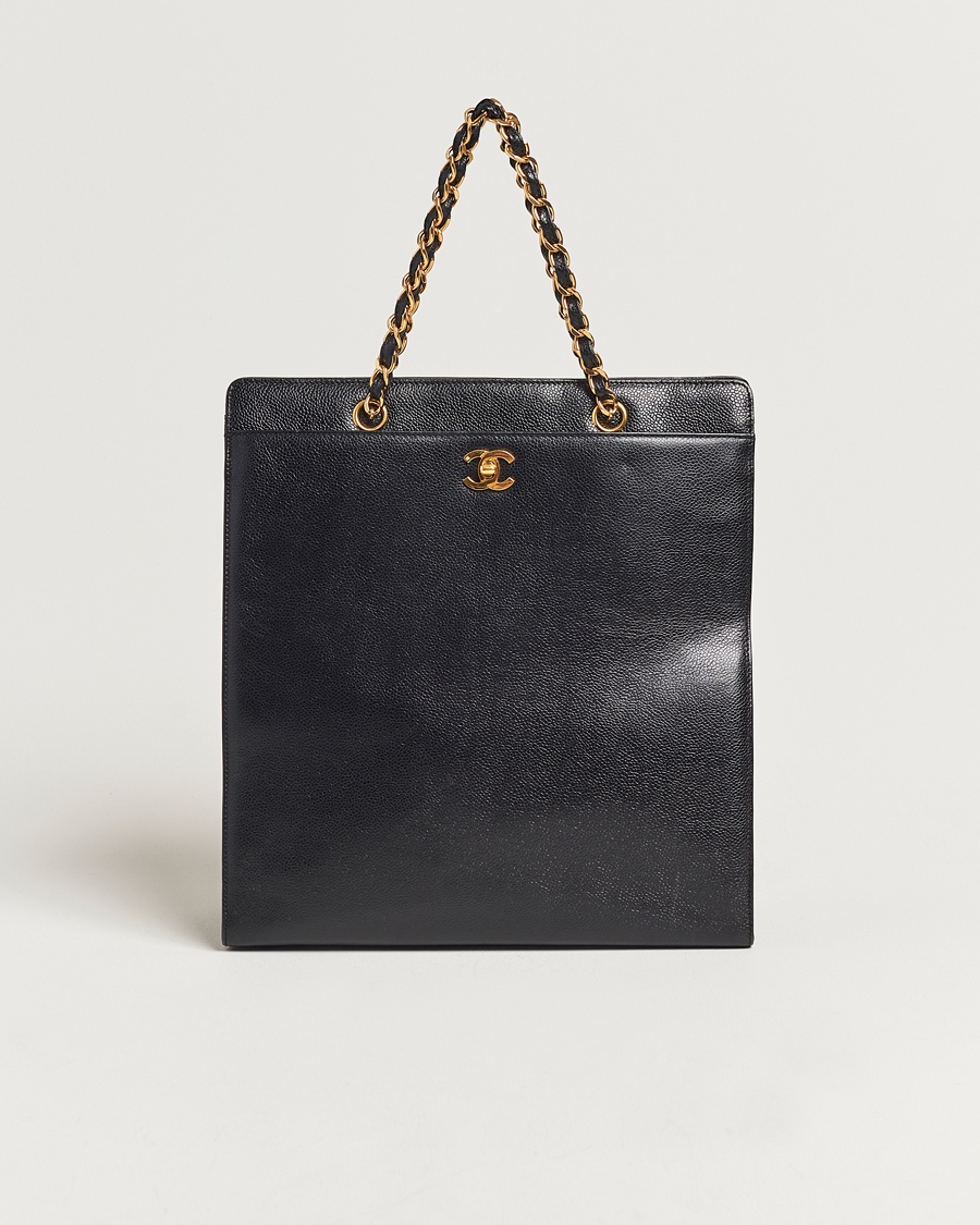 Men | | Chanel Pre-Owned | Chain Tote Bag Black