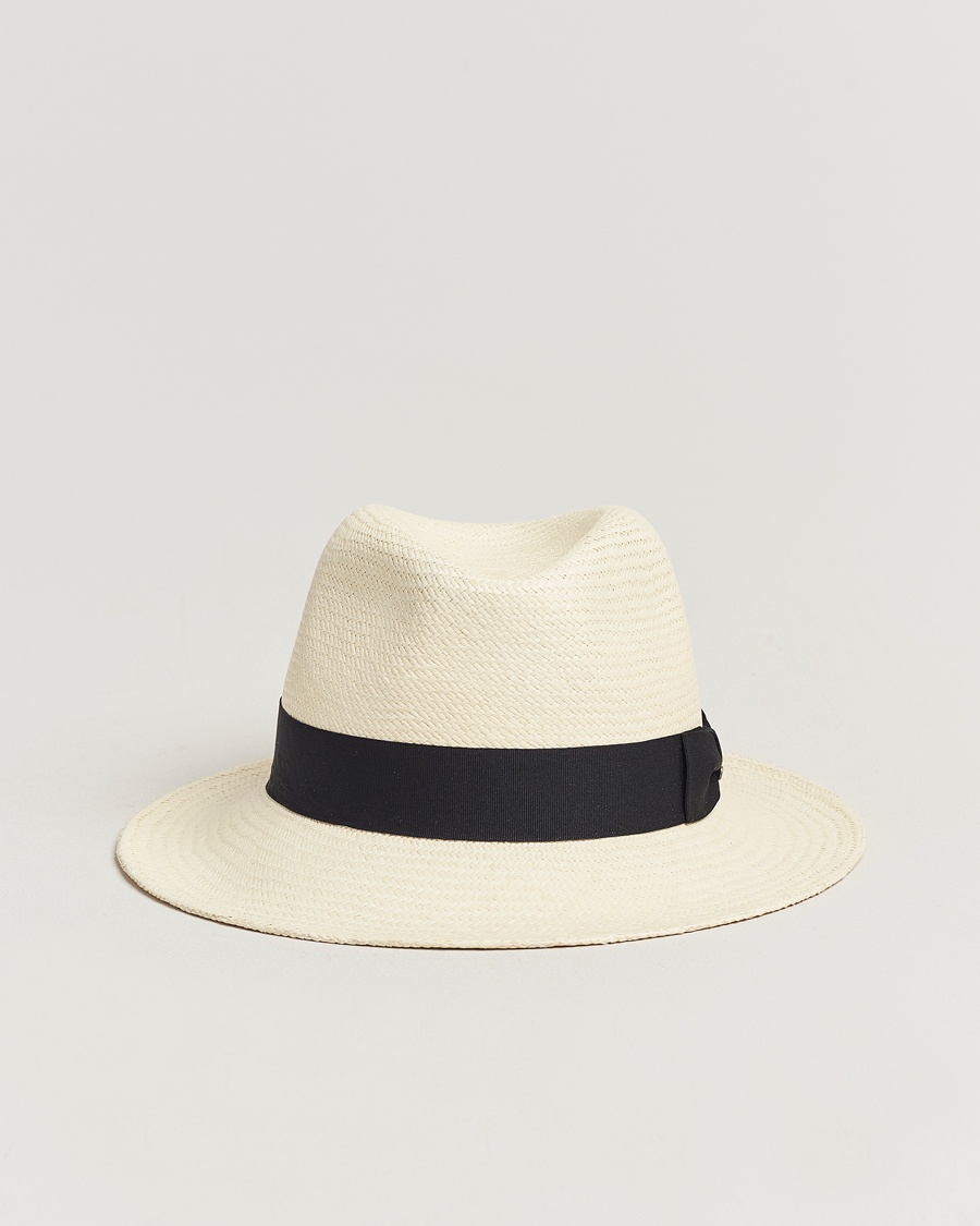 Wigéns Panama Hat White/Black – White