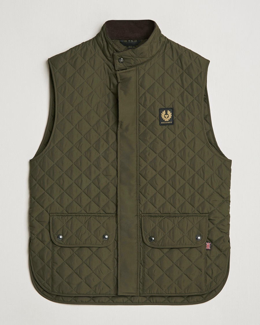 Men | Gilets | Belstaff | Icon Gilet Faded Olive