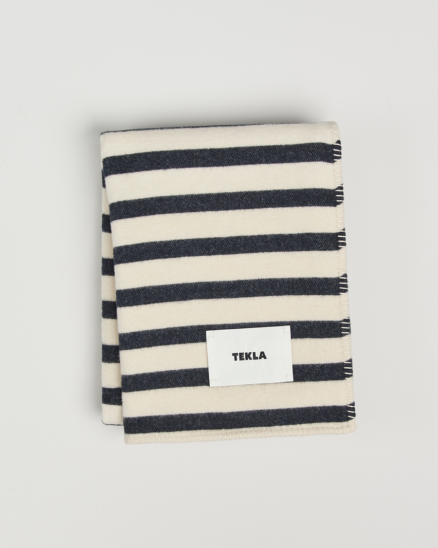Men | Tekla | Tekla | Lambswool Blanket Magpie Stripes