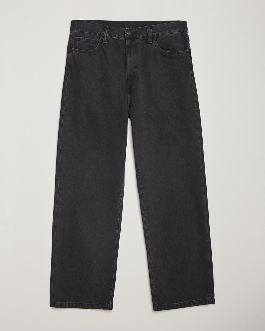 Carhartt WIP Landon Pant Robertson Denim Black Stone Washed – Black