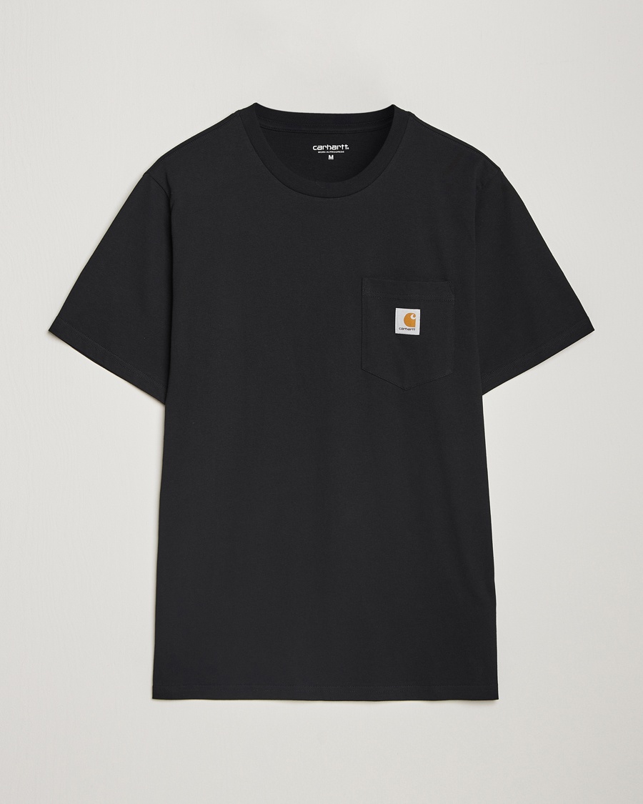 Carhartt WIP Pocket Cotton T-Shirt Black – Black