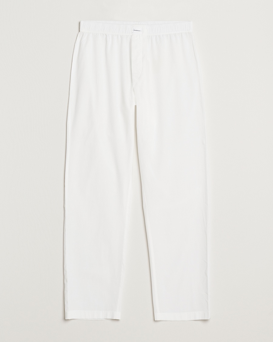 Bread & Boxers Woven Pyjama Pant White – White